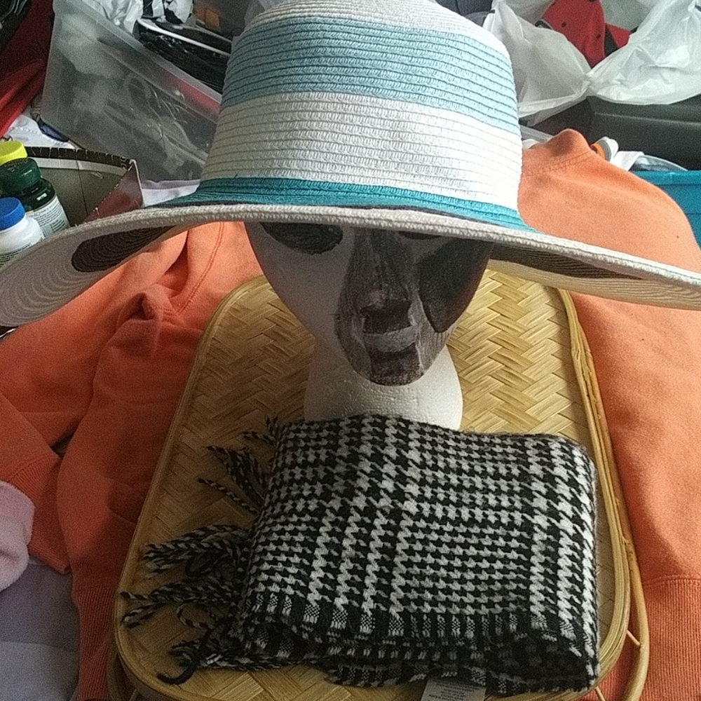 Cruise Club Straw hat. One sz $28+ free belt - Picture 1 of 7